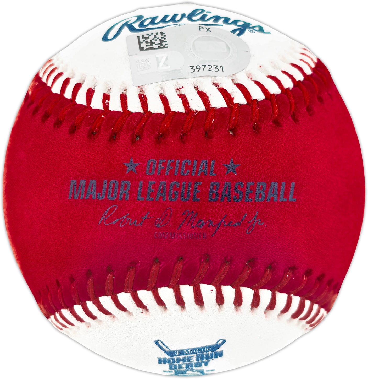 Cal Raleigh Autographed 2025 Home Run Derby HRD Logo Moneyball Baseball Seattle Mariners "25 HRD Champ" Fanatics & MLB Holo Stock #253261