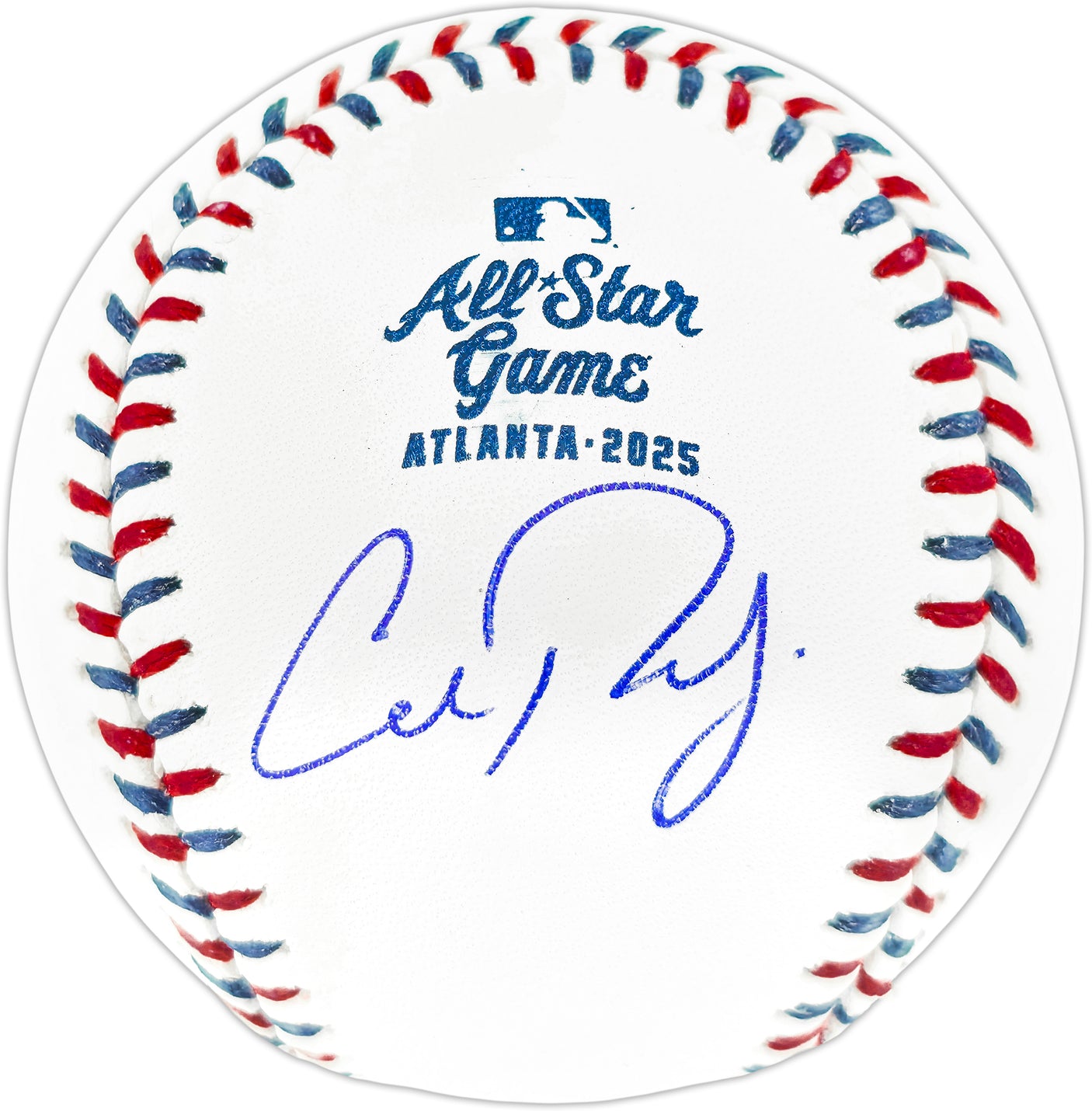Cal Raleigh Autographed 2025 All Star Game Logo MLB Game Baseball Seattle Mariners Fanatics & MLB Holo Stock #253263