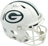 Jordan Love Autographed Green Bay Packers White Full Size Authentic Speed Helmet Stock #253247