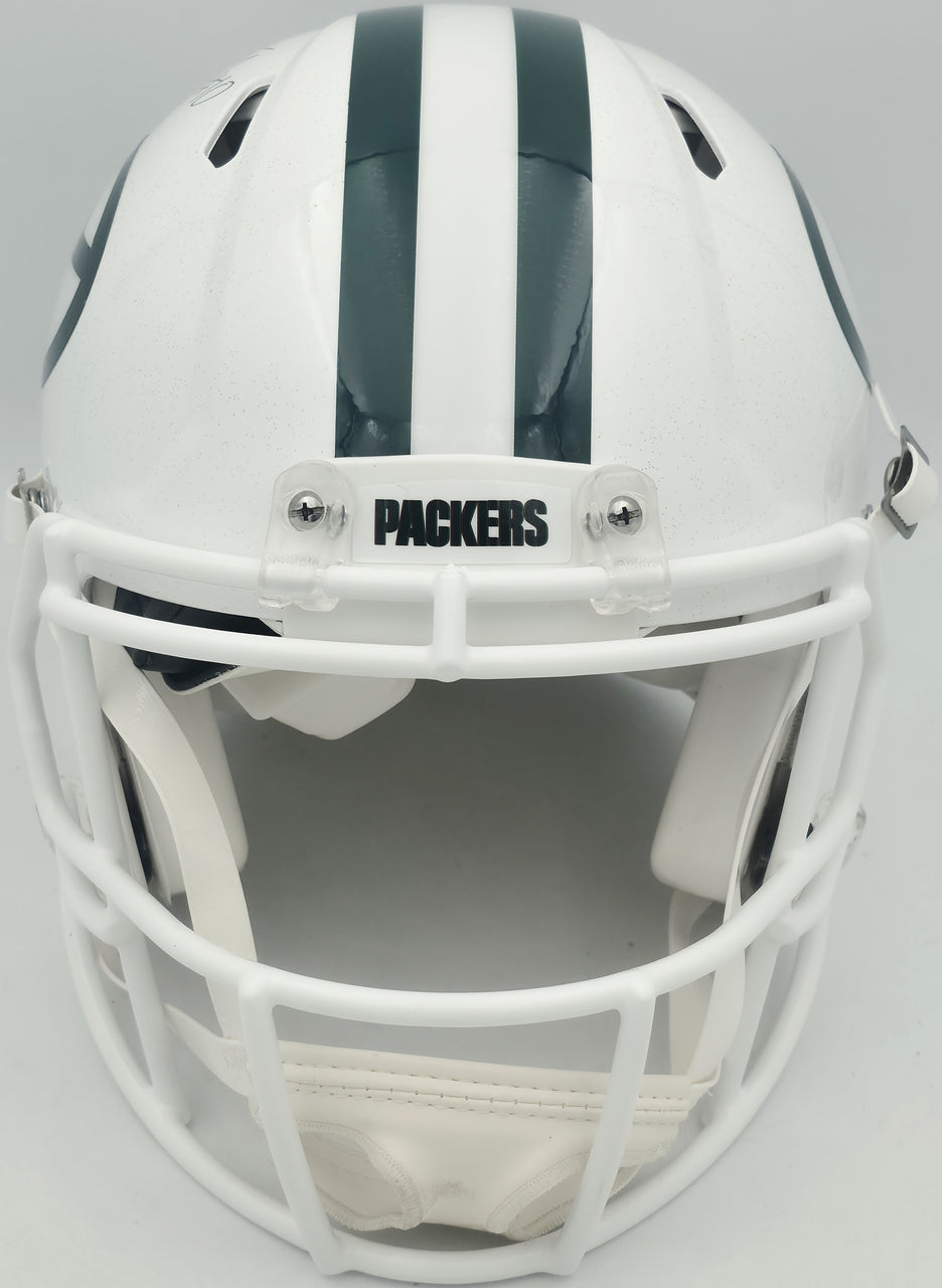 Jordan Love Autographed Green Bay Packers White Full Size Authentic Speed Helmet Stock #253247