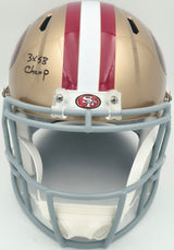 Roger Craig Autographed San Francisco 49ers Gold Full Size Speed Replica Helmet "3x SB Champs" Beckett BAS Witness Stock #253258