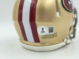 Isaac Guerendo Autographed San Francisco 49ers Gold Speed Mini Helmet Beckett BAS Witness Stock #253314