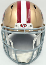 Ricky Pearsall Autographed San Francisco 49ers Gold Full Size Speed Replica Helmet Beckett BAS Witness Stock #253311
