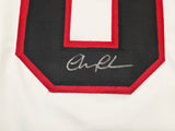 Christmas Vacation Chevy Chase Autographed White Jersey Clark Griswold Beckett BAS QR Stock #252795