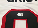 Christmas Vacation Chevy Chase Autographed White Jersey Clark Griswold Beckett BAS QR Stock #252795