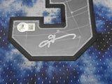 Philadelphia 76ers Allen Iverson Autographed Blue Authentic Mitchell & Ness 1996-97 HWC Swingman Galaxy Jersey Size 2XL "The Answer" Beckett BAS QR Stock #253252