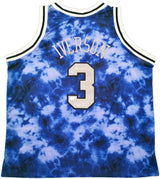Philadelphia 76ers Allen Iverson Autographed Blue Authentic Mitchell & Ness 1996-97 HWC Swingman Galaxy Jersey Size 2XL "The Answer" Beckett BAS QR Stock #253251