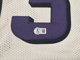 Phoenix Suns Steve Nash Autographed White Stat Jersey Beckett BAS Witness Stock #252473