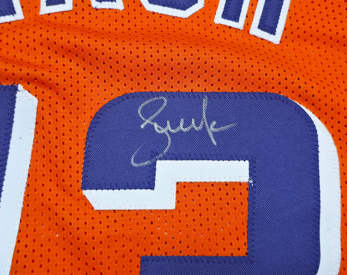 Phoenix Suns Steve Nash Autographed Orange Stat Jersey Beckett BAS Witness Stock #252471