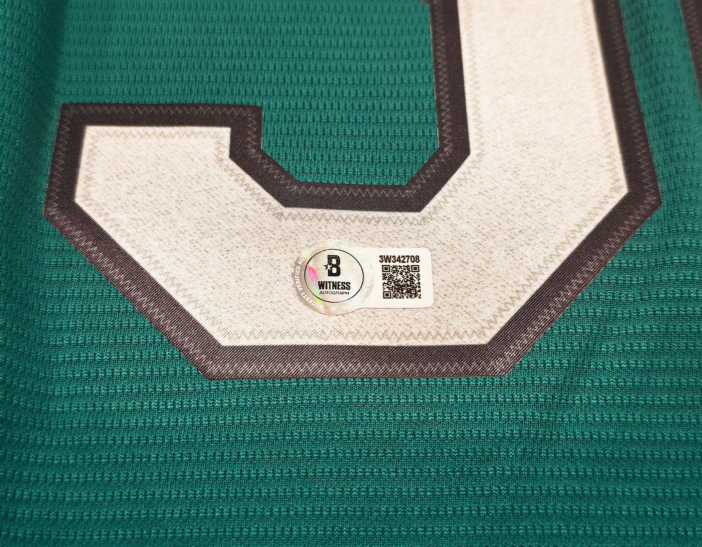 Seattle Mariners Randy Arozarena Autographed Teal Nike Jersey Size XL Beckett BAS Witness Stock #252789
