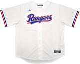 Texas Rangers Marcus Semien Autographed White Nike Jersey Size XL Beckett BAS Witness Stock #252431