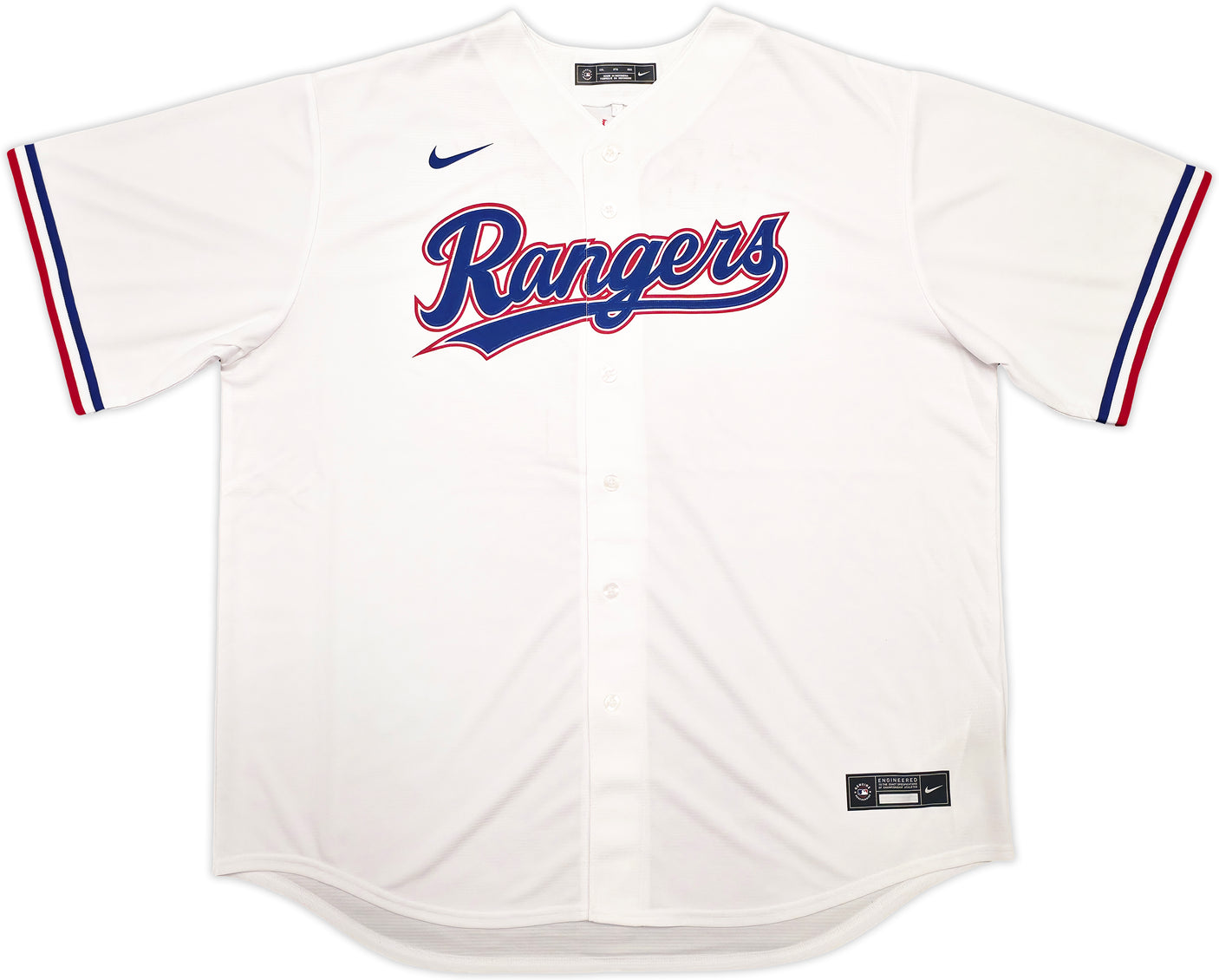 Texas Rangers Marcus Semien Autographed White Nike Jersey Size XXL Beckett BAS Witness Stock #252432