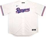 Texas Rangers Marcus Semien Autographed White Nike Jersey Size XXL Beckett BAS Witness Stock #252432