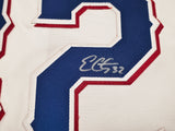 Texas Rangers Evan Carter Autographed White Nike Jersey Size XXL "23 WS Champs" Beckett BAS Witness Stock #252438