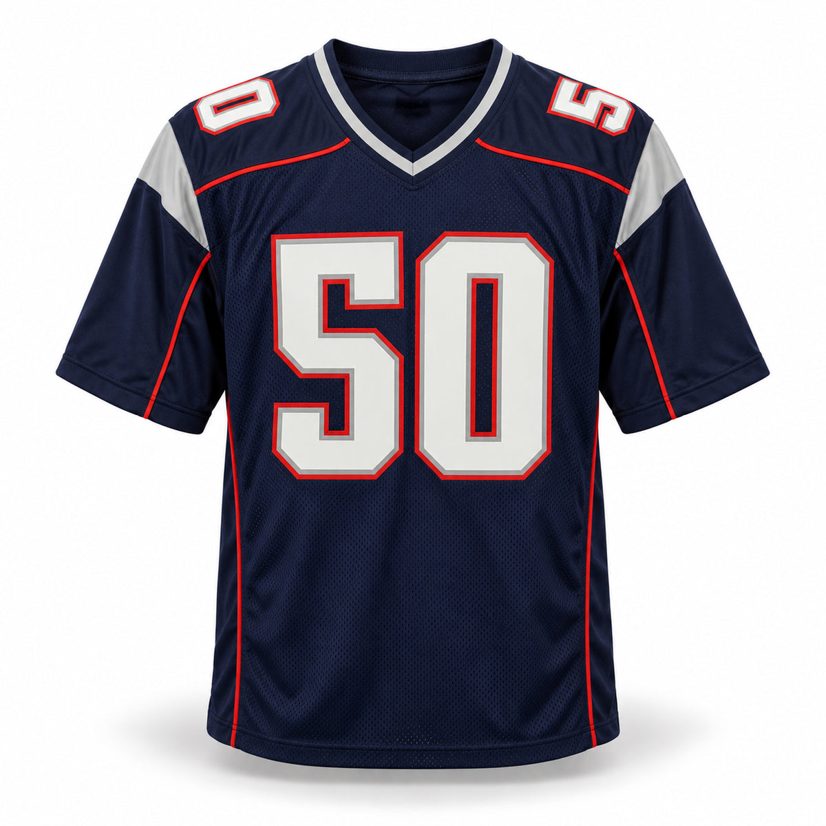New England Patriots Mike Vrabel Autographed Blue Jersey JSA Witness Stock #267903