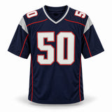 New England Patriots Mike Vrabel Autographed Blue Jersey JSA Witness Stock #267903