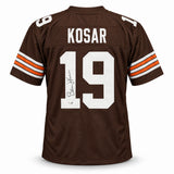 Cleveland Browns Bernie Kosar Autographed Brown Jersey JSA Witness Stock #267649