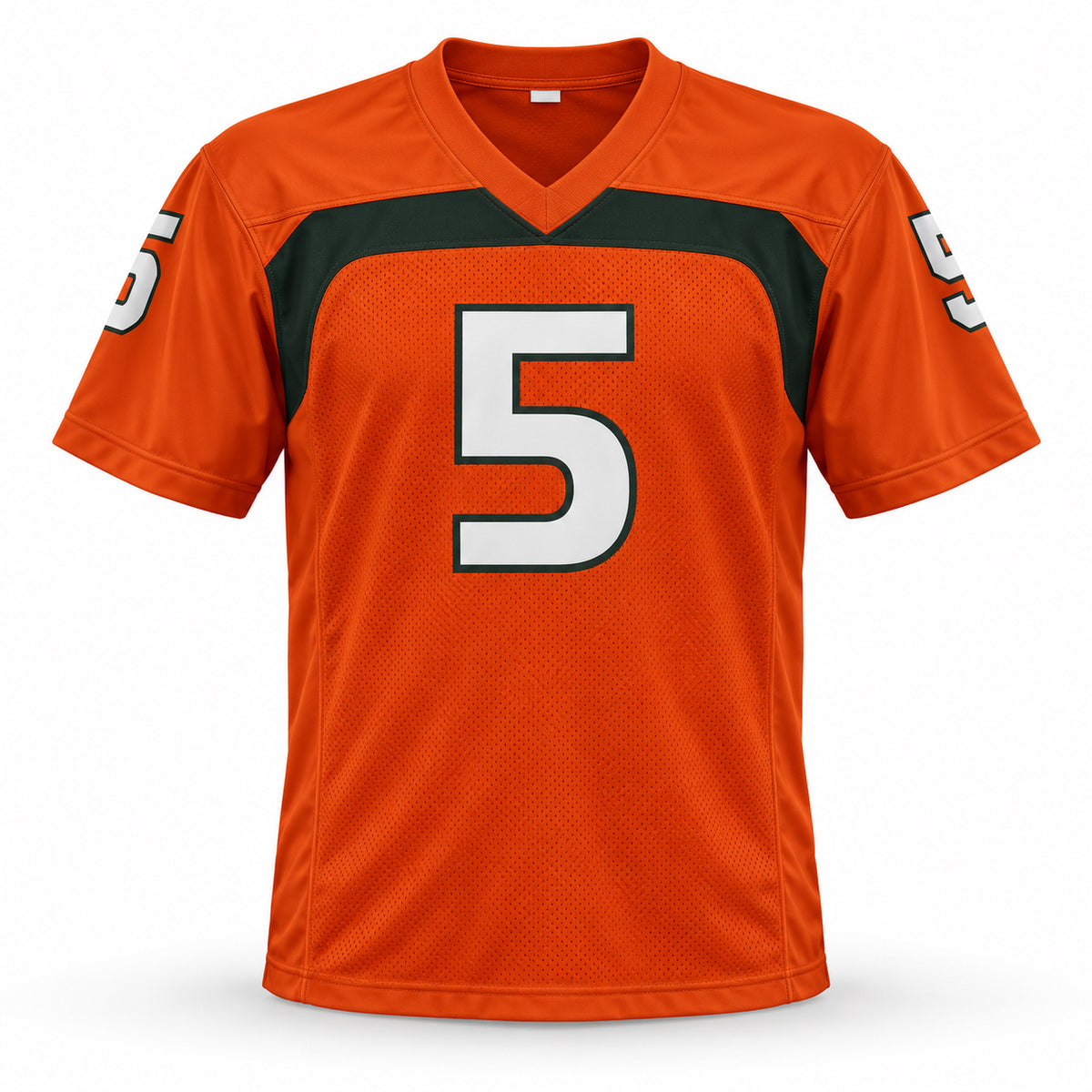 Miami Hurricanes Andre Johnson Autographed Orange Jersey Beckett BAS Witness Stock #267652