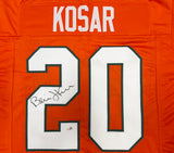 Miami Hurricanes Bernie Kosar Autographed Orange Jersey JSA Witness Stock #267650