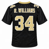 New Orleans Saints Ricky Williams Autographed Black Jersey JSA Witness Stock #267819