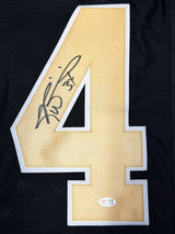 New Orleans Saints Ricky Williams Autographed Black Jersey JSA Witness Stock #267819