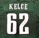 Philadelphia Eagles Jason Kelce Autographed Green Jersey PSA/DNA ITP Stock #267777