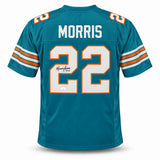 Miami Dolphins Mercury Morris Autographed Teal Jersey JSA Stock #267915