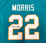 Miami Dolphins Mercury Morris Autographed Teal Jersey JSA Stock #267915