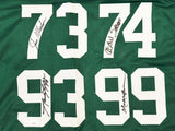New York Jets Sack Exchange Autographed Green Jersey With 4 Signatures Including Joe Klecko JSA Stock #267918