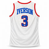 Philadelphia 76ers Allen Iverson Autographed White Jersey JSA Stock #267922