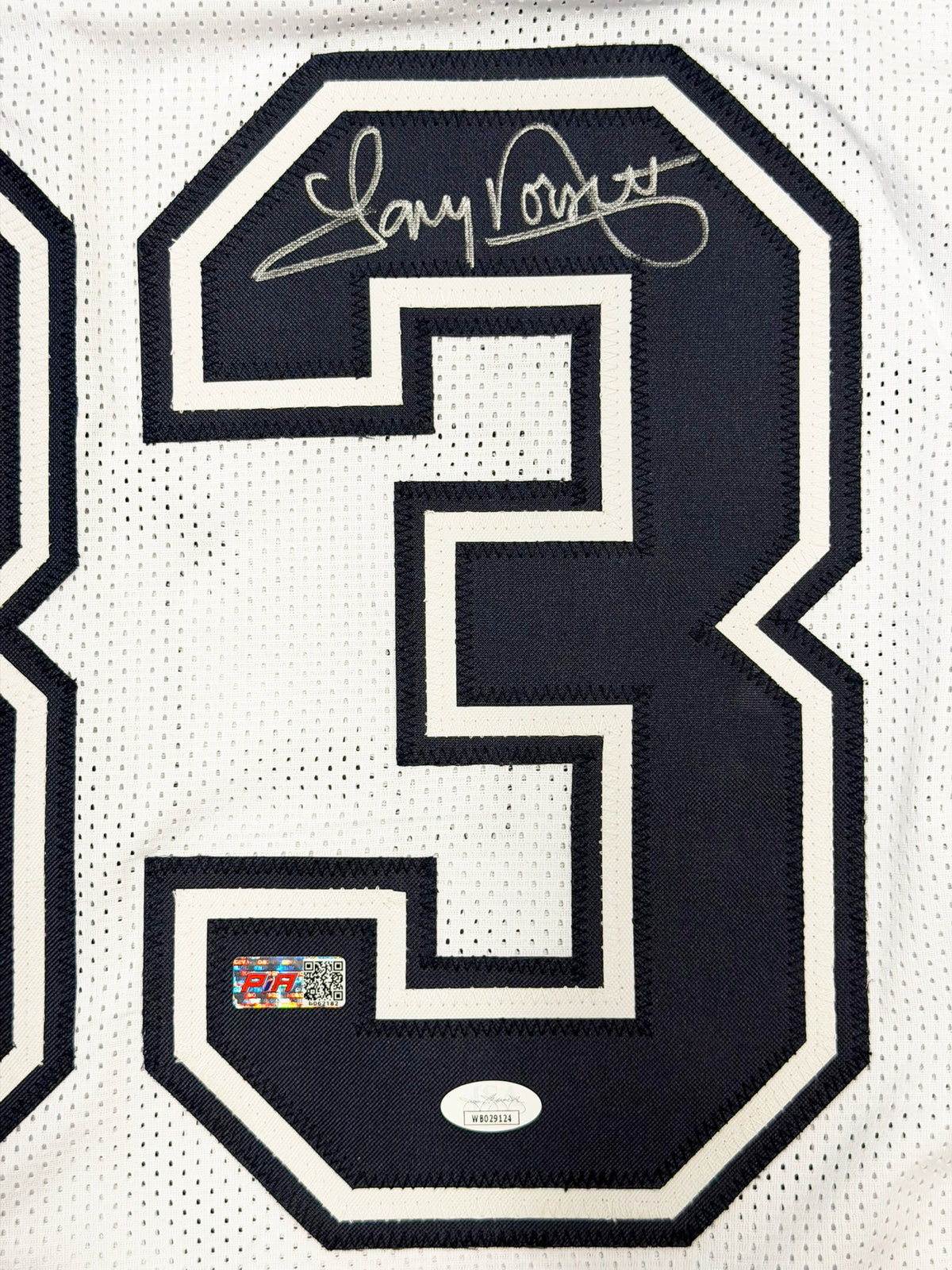 Dallas Cowboys Tony Dorsett Autographed White Jersey JSA Witness Stock #267914