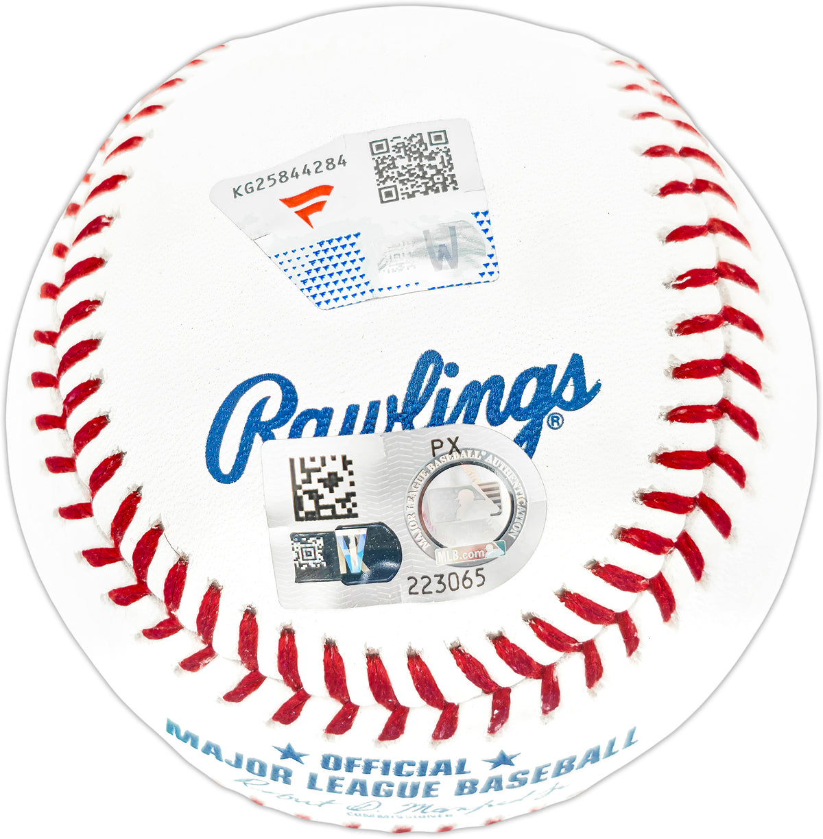 Jacob Wilson Autographed Official MLB Baseball Oakland A's Fanatics & MLB Holo Stock #267850