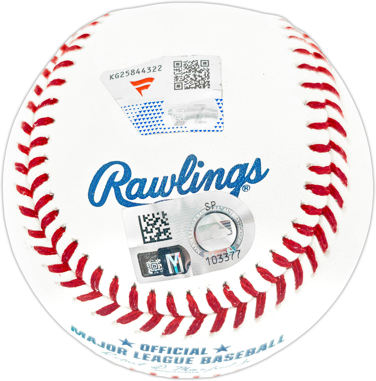 Nick Kurtz Autographed Official MLB Baseball Oakland A's Fanatics & MLB Holo Stock #267851