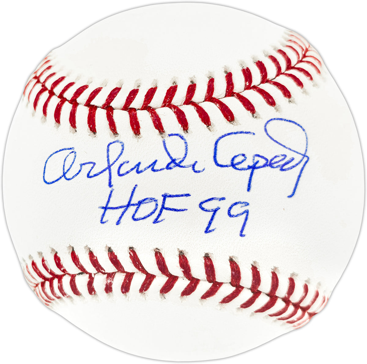 Orlando Cepeda Autographed Official MLB Baseball San Francisco Giants "HOF 99" JSA Stock #267854