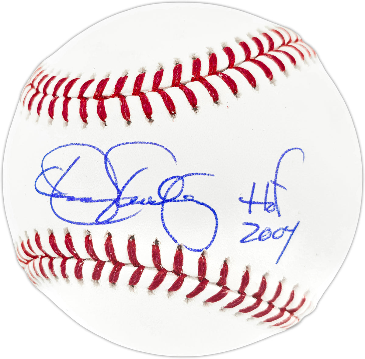 Dennis Eckersley Autographed Official MLB Baseball Oakland A's "HOF 2004" Fanatics Holo Stock #267855