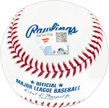Dennis Eckersley Autographed Official MLB Baseball Oakland A's "HOF 2004" Fanatics Holo Stock #267855