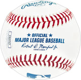 Armando Galarraga Autographed Official MLB Baseball Detroit Tigers "28 Up, 28 Down" JSA Stock #267856