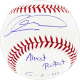 Armando Galarraga Autographed Official MLB Baseball Detroit Tigers "Almost Perfect 6-2-10" JSA Stock #267857