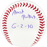 Armando Galarraga Autographed Official MLB Baseball Detroit Tigers "Almost Perfect 6-2-10" JSA Stock #267857