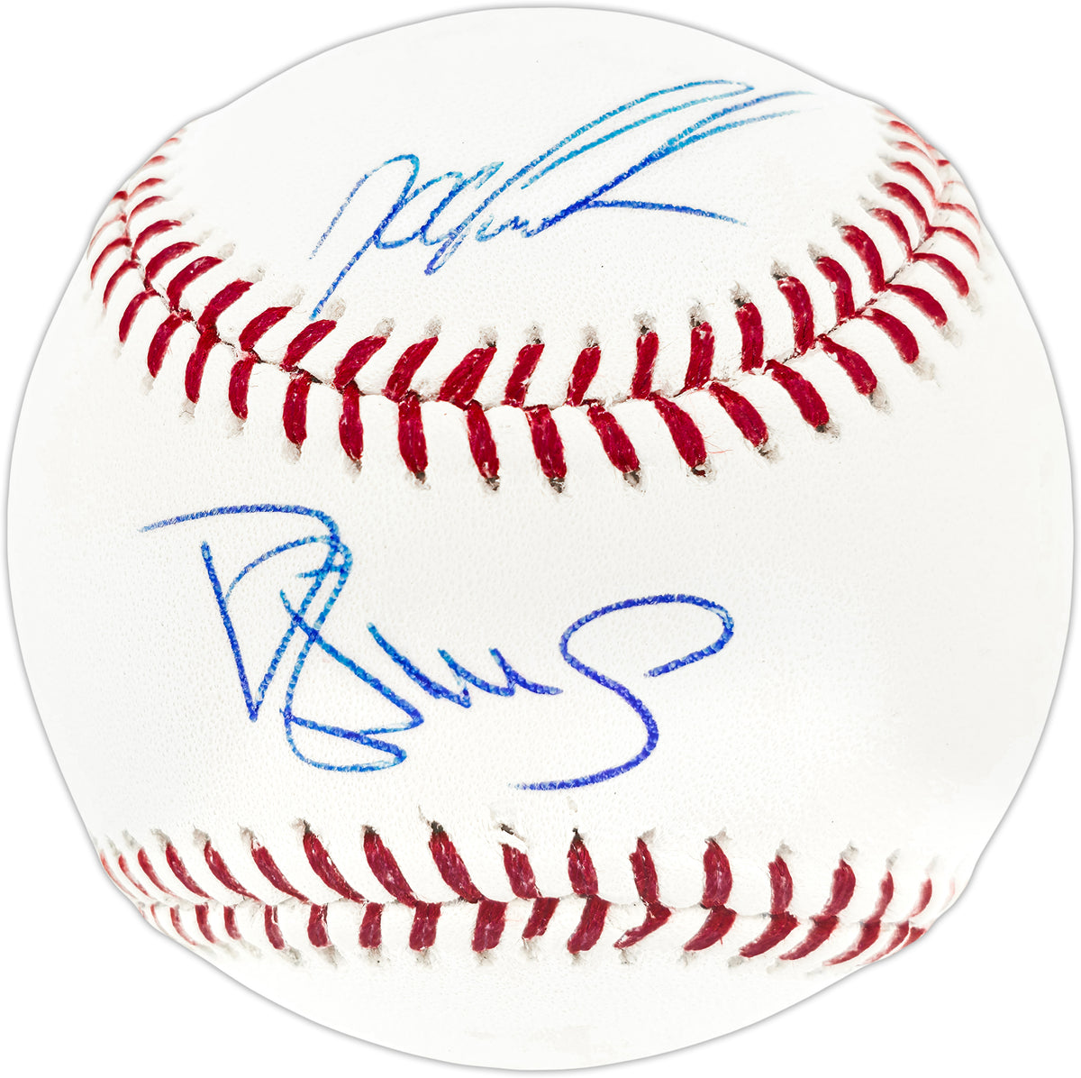 Dwight "Doc" Gooden & Darryl Strawberry Autographed Official MLB Baseball New York Mets JSA Stock #267860