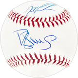 Dwight "Doc" Gooden & Darryl Strawberry Autographed Official MLB Baseball New York Mets JSA Stock #267860