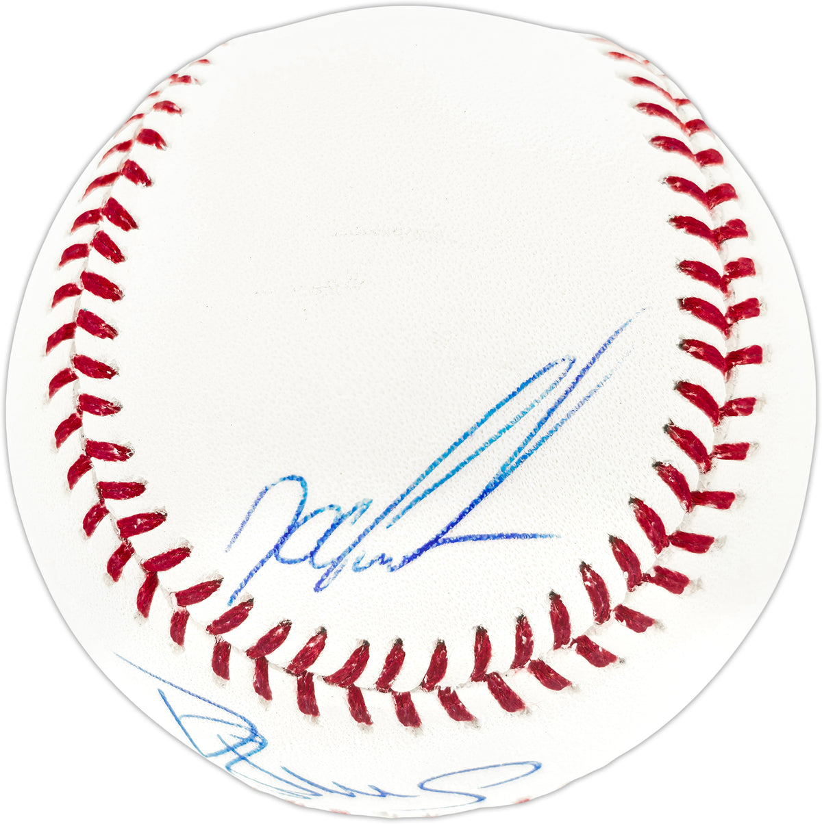Dwight "Doc" Gooden & Darryl Strawberry Autographed Official MLB Baseball New York Mets JSA Stock #267860