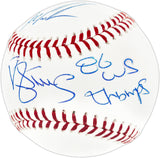 Dwight "Doc" Gooden & Darryl Strawberry Autographed Official MLB Baseball New York Mets "86 Champs" JSA Stock #267861