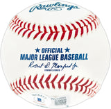 Rickey Henderson Autographed Official MLB Baseball Oakland A's Beckett BAS Witness Stock #267862