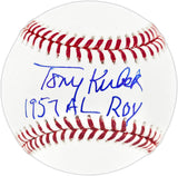 Tony Kubek Autographed Official MLB Baseball New York Yankees "1957 AL ROY" JSA Stock #267863