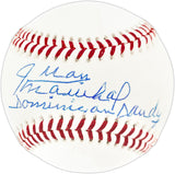 Juan Marichal Autographed Official MLB Baseball San Francisco Giants "Dominican Dandy" JSA Stock #267865