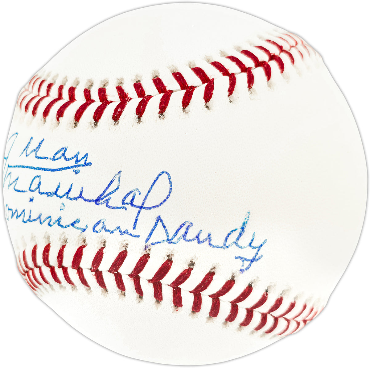 Juan Marichal Autographed Official MLB Baseball San Francisco Giants "Dominican Dandy" JSA Stock #267865