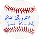 Rick & Paul Reuschel Autographed Official MLB Baseball Chicago Cubs Beckett BAS Witness Stock #267872