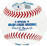 Rick & Paul Reuschel Autographed Official MLB Baseball Chicago Cubs Beckett BAS Witness Stock #267872