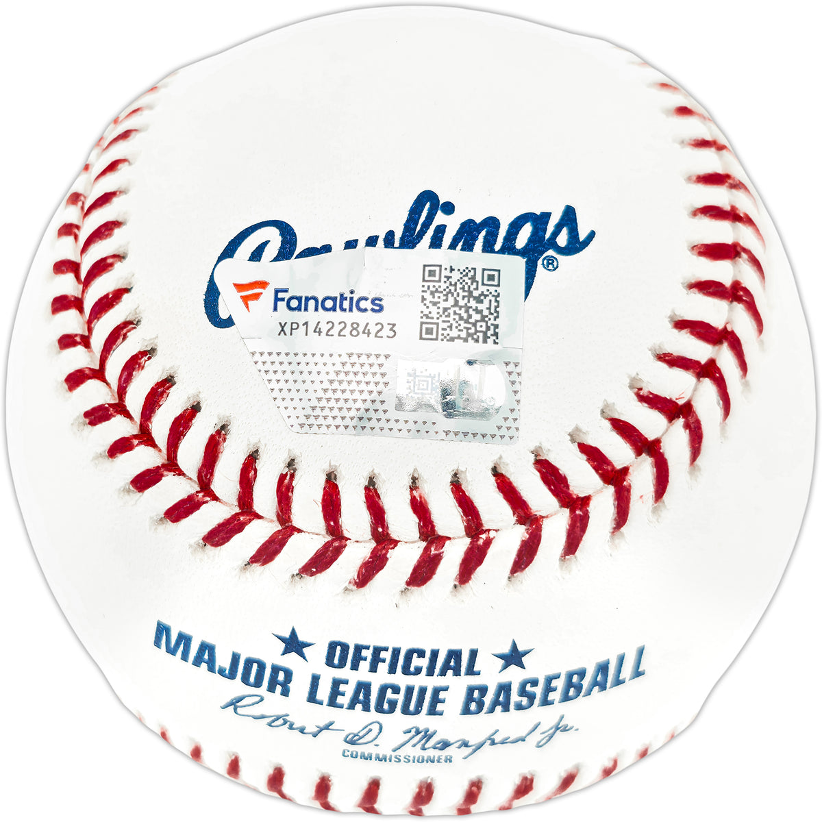 Ozzie Smith Autographed Official MLB Baseball St. Louis Cardinals "HOF 02" Fanatics Holo Stock #267876